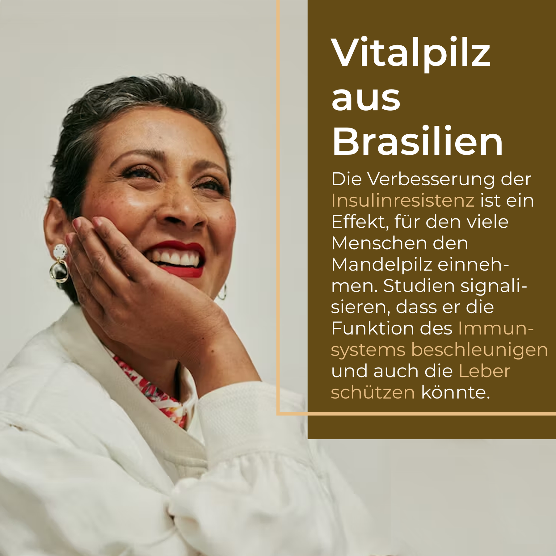 Premium Mandelpilz: Vitalpilz mit Vitamin C