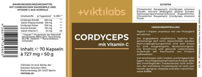 Premium Cordyceps: With vitamin C