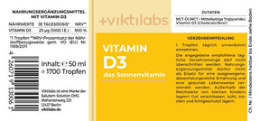 Das Sonnenvitamin D3 in hochwertigem Öl gelöst- 50ml