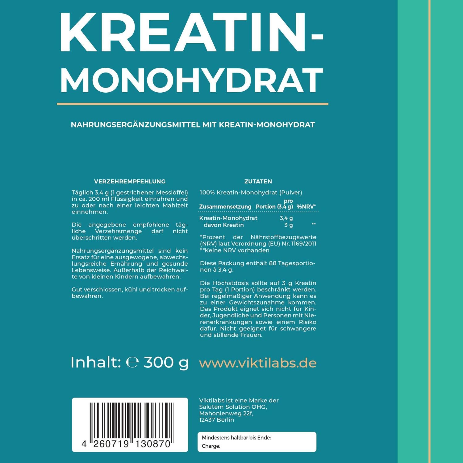 Muskelkraft Paket: Amino 8, Kreatin, L-Carnitin