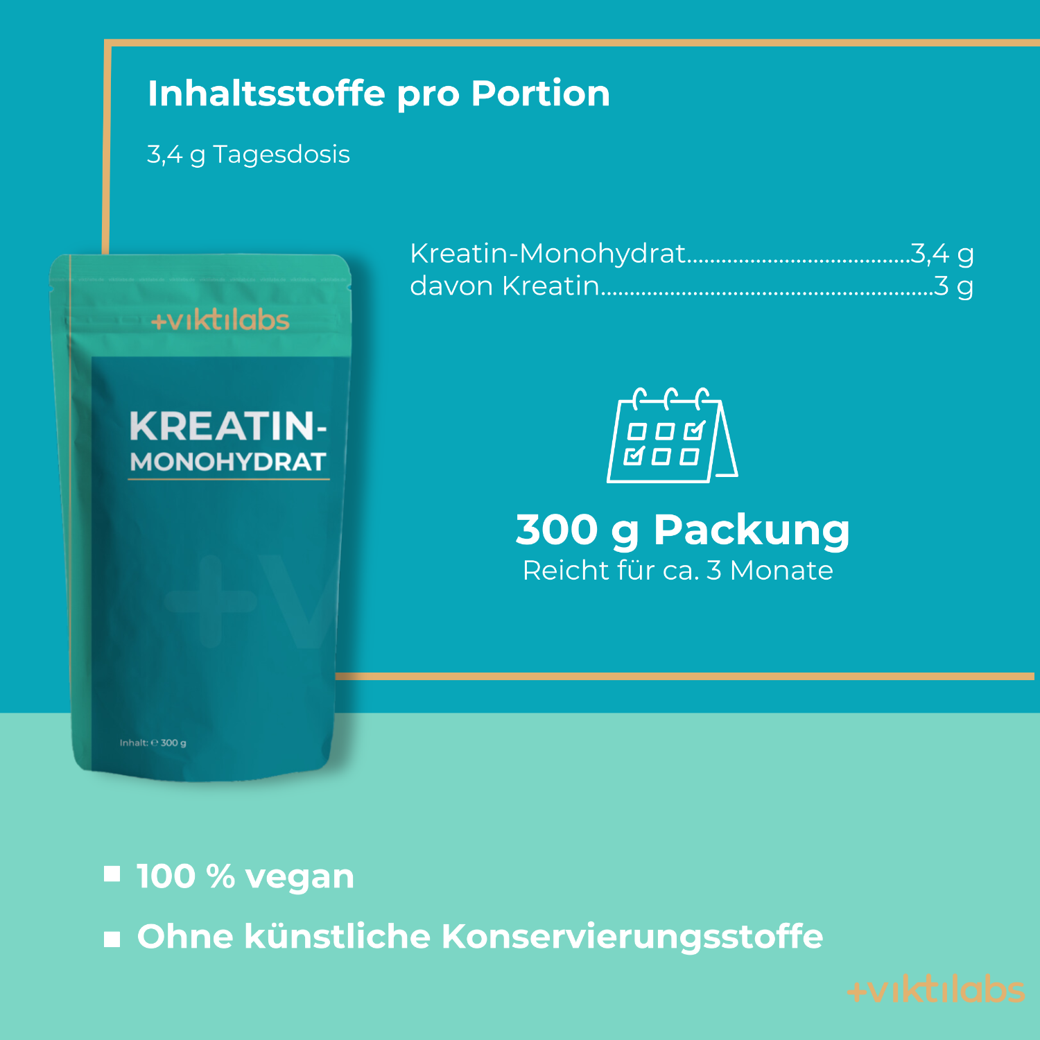 Viktilabs Kreatin Monohydrat Info [lang-de]