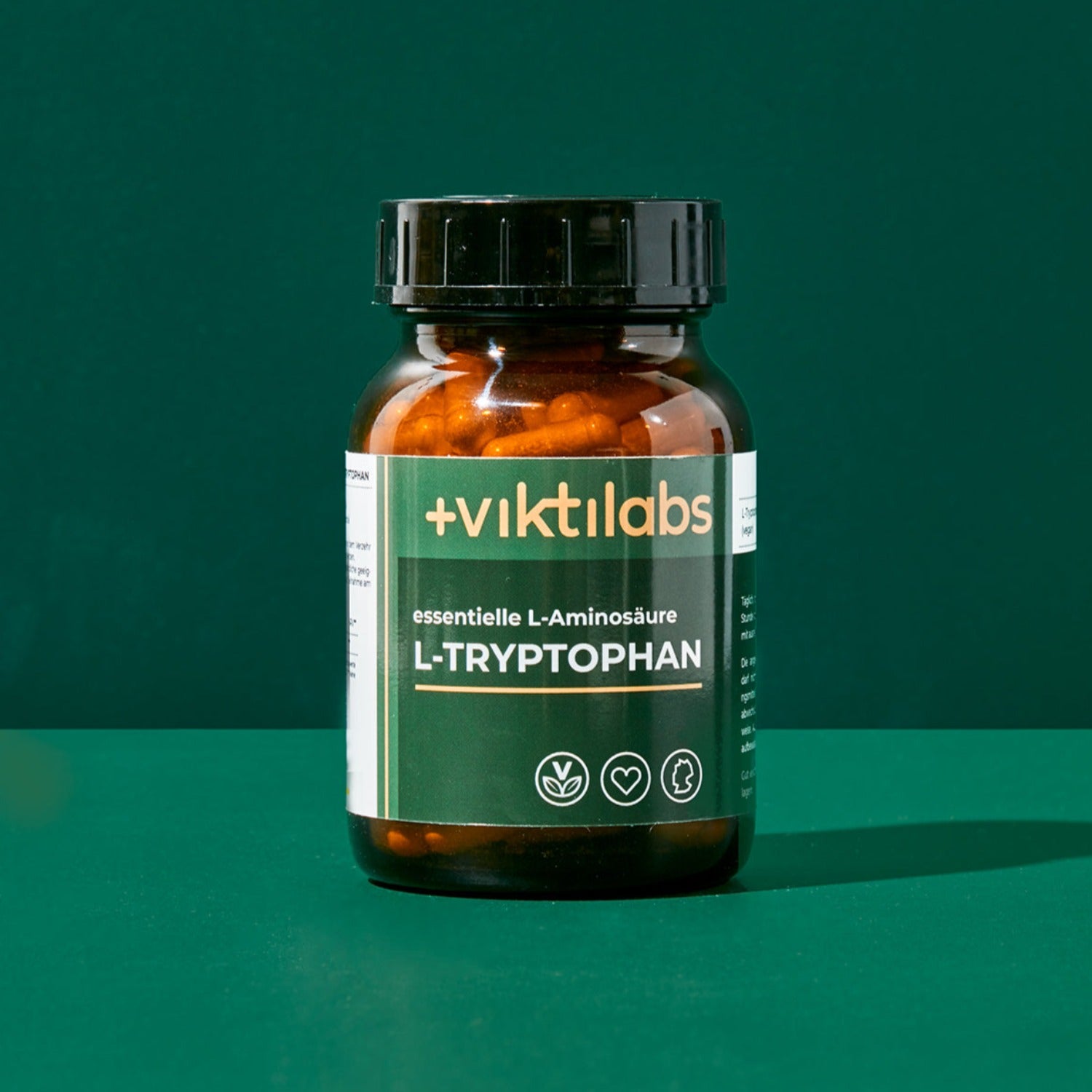 L-Tryptophan – Pflanzliche essenzielle Aminosäure - 120 Kapseln